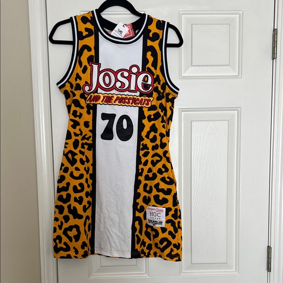 black and yellow jersey dress BLACK/YELLOW JERSEY DRESS WITH COLLAR